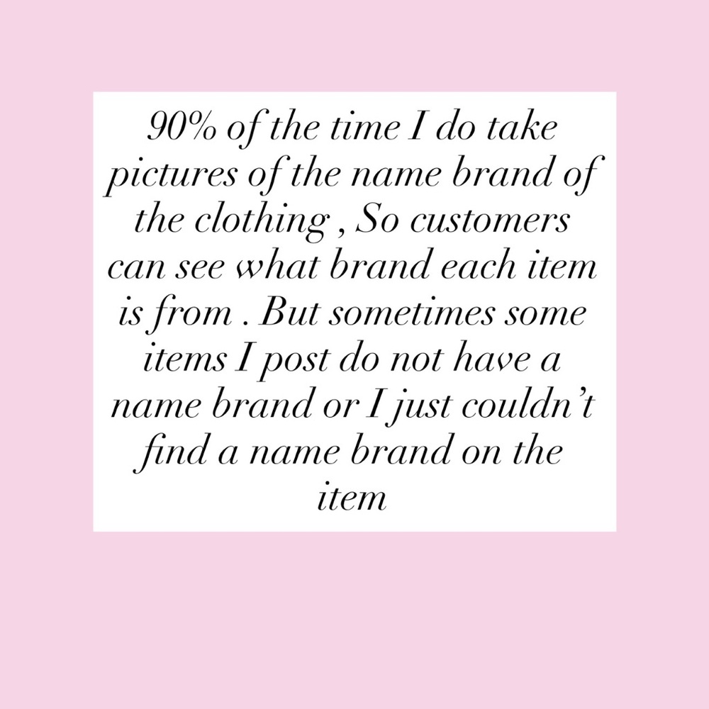 🚨PLEASE READ🚨Text Notice About Brand Photography